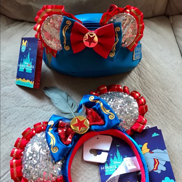 Disney Handbags - NWT Disney Main Attraction Dumbo Ears/Bag
